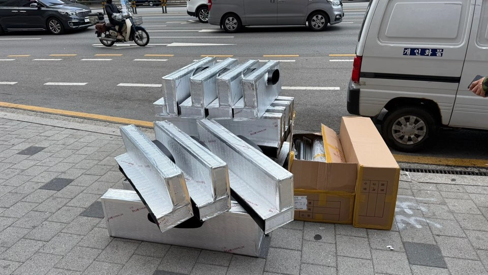 여의도 고층 오피스텔 환기 디퓨저 설치 마감
